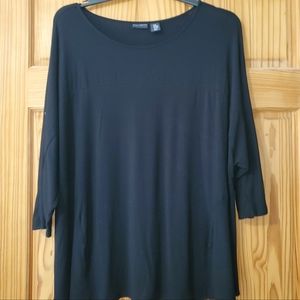 Willi Smith 3/4 Sleeve Knit Top